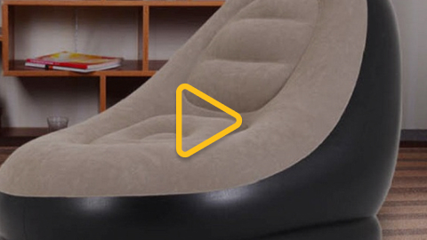 Надувне крісло + пуф